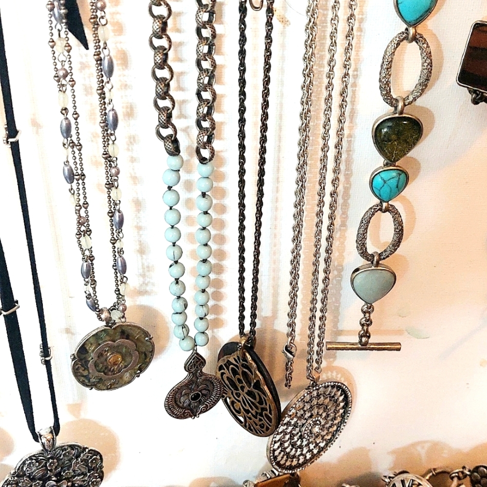 Assortment of necklaces bracelts
